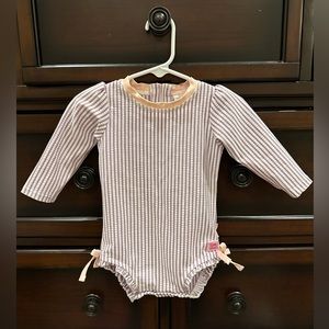 Ruffle butts swimsuit. 6-12months